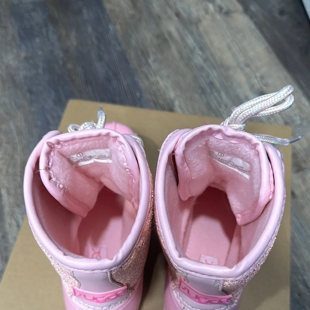Sugar Kids Pink Glitter Boots